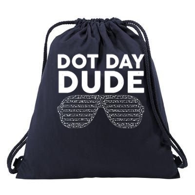 Dot Day Dude Shutter Shades Sunglasses Drawstring Bag