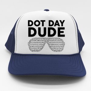 Dot Day Dude Shutter Shades Sunglasses Trucker Hat