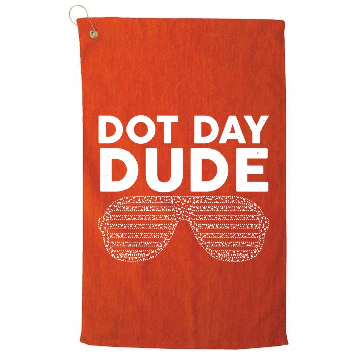 Dot Day Dude Shutter Shades Sunglasses Golf Towel