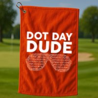 Dot Day Dude Shutter Shades Sunglasses Golf Towel