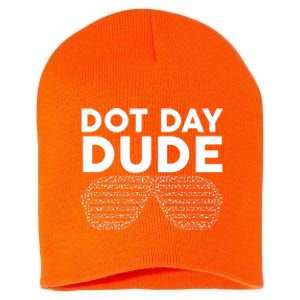 Dot Day Dude Shutter Shades Sunglasses Short Acrylic Beanie