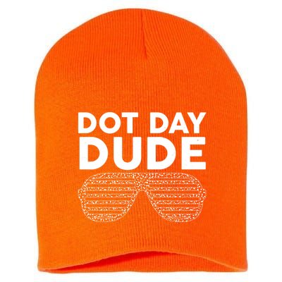 Dot Day Dude Shutter Shades Sunglasses Short Acrylic Beanie