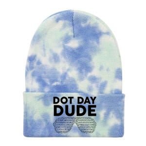 Dot Day Dude Shutter Shades Sunglasses Tie Dye 12in Knit Beanie