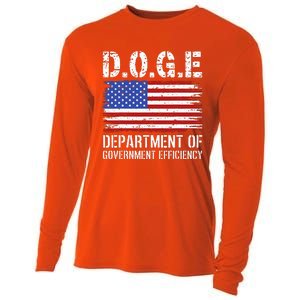 D.O.G.E Doge Department Of Government Efficiency Cooling Performance Long Sleeve Crew