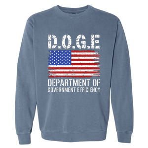 D.O.G.E Doge Department Of Government Efficiency Garment-Dyed Sweatshirt