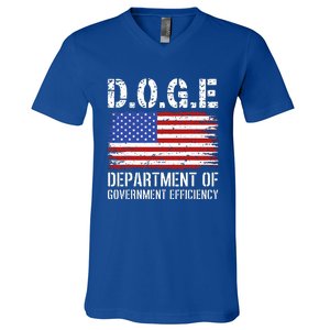 D.O.G.E Doge Department Of Government Efficiency V-Neck T-Shirt