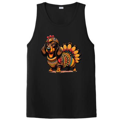 Doxie Dachshund Dog Turkey PosiCharge Competitor Tank