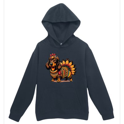 Doxie Dachshund Dog Turkey Urban Pullover Hoodie