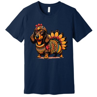 Doxie Dachshund Dog Turkey Premium T-Shirt