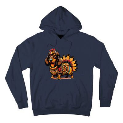 Doxie Dachshund Dog Turkey Tall Hoodie