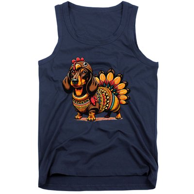 Doxie Dachshund Dog Turkey Tank Top