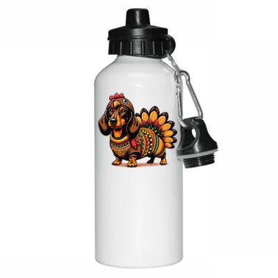 Doxie Dachshund Dog Turkey Aluminum Water Bottle