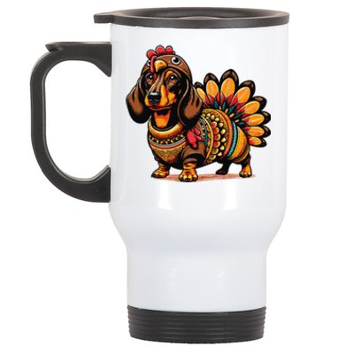 Doxie Dachshund Dog Turkey Stainless Steel Travel Mug