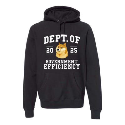 Doge D.O.G.E Department Of Government Efficiency Trump 2024 Premium Hoodie