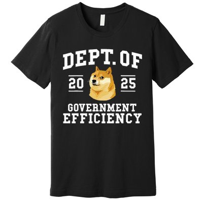 Doge D.O.G.E Department Of Government Efficiency Trump 2024 Premium T-Shirt