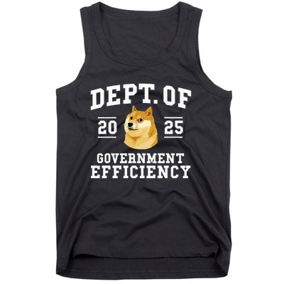 Doge D.O.G.E Department Of Government Efficiency Trump 2024 Tank Top