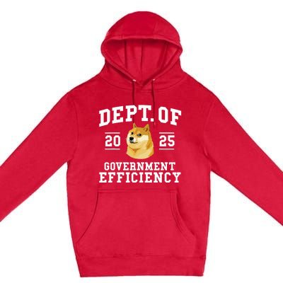 Doge D.O.G.E Department Of Government Efficiency Trump 2024 Premium Pullover Hoodie