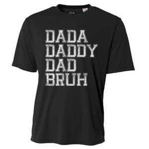 Dada Daddy Dad Bruh Happy Fathers Day Funny Dad Joke Humor Cooling Performance Crew T-Shirt