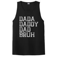 Dada Daddy Dad Bruh Happy Fathers Day Funny Dad Joke Humor PosiCharge Competitor Tank