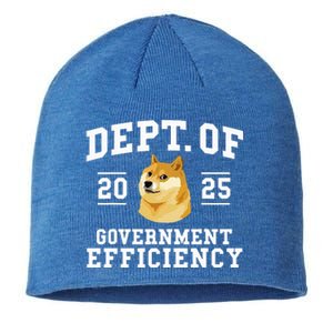 Doge D.O.G.E Department Of Government Efficiency Trump 2024 Sustainable Beanie