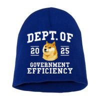 Doge D.O.G.E Department Of Government Efficiency Trump 2024 Short Acrylic Beanie