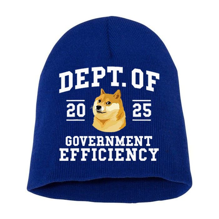 Doge D.O.G.E Department Of Government Efficiency Trump 2024 Short Acrylic Beanie