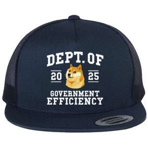 Doge D.O.G.E Department Of Government Efficiency Trump 2024 Flat Bill Trucker Hat