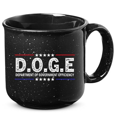 D.O.G.E Doge Department Of Government Efficiency 15oz Campfire Ceramic Mug