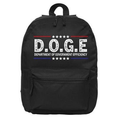 D.O.G.E Doge Department Of Government Efficiency 16 in Basic Backpack