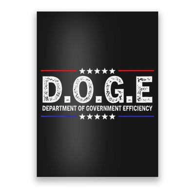 D.O.G.E Doge Department Of Government Efficiency Poster