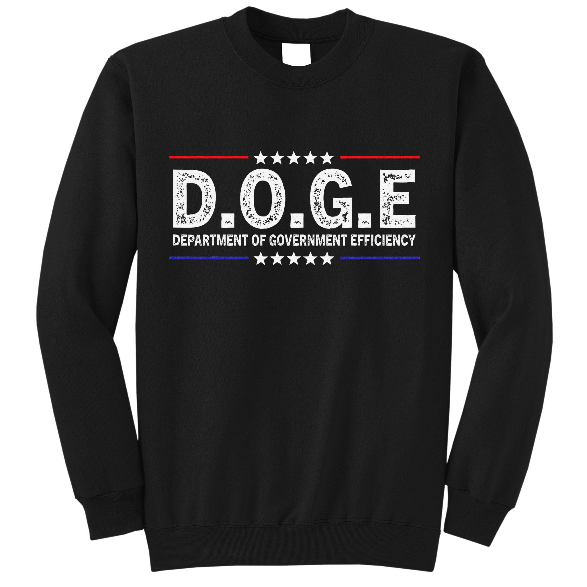 D.O.G.E Doge Department Of Government Efficiency Tall Sweatshirt