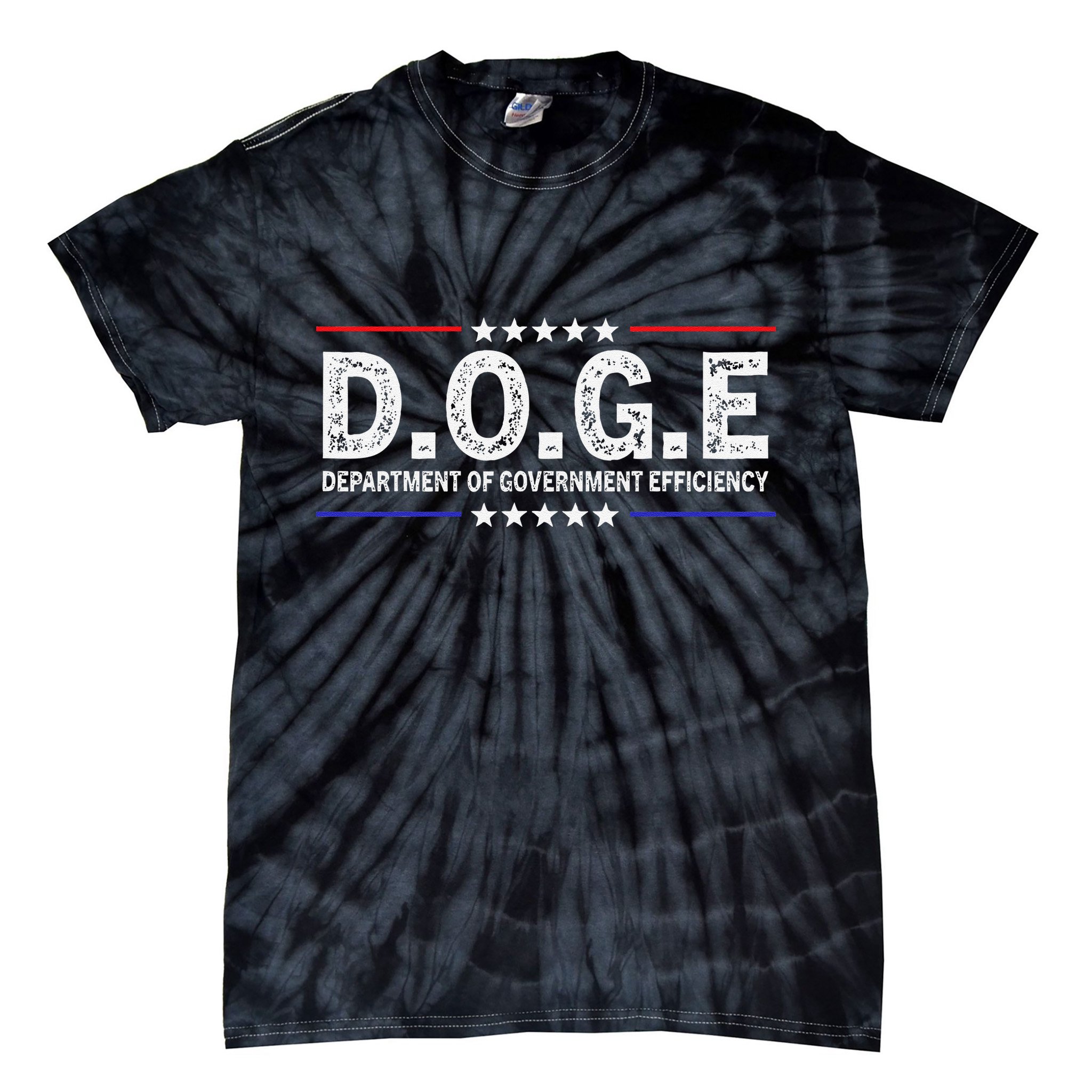 D.O.G.E Doge Department Of Government Efficiency Tie-Dye T-Shirt