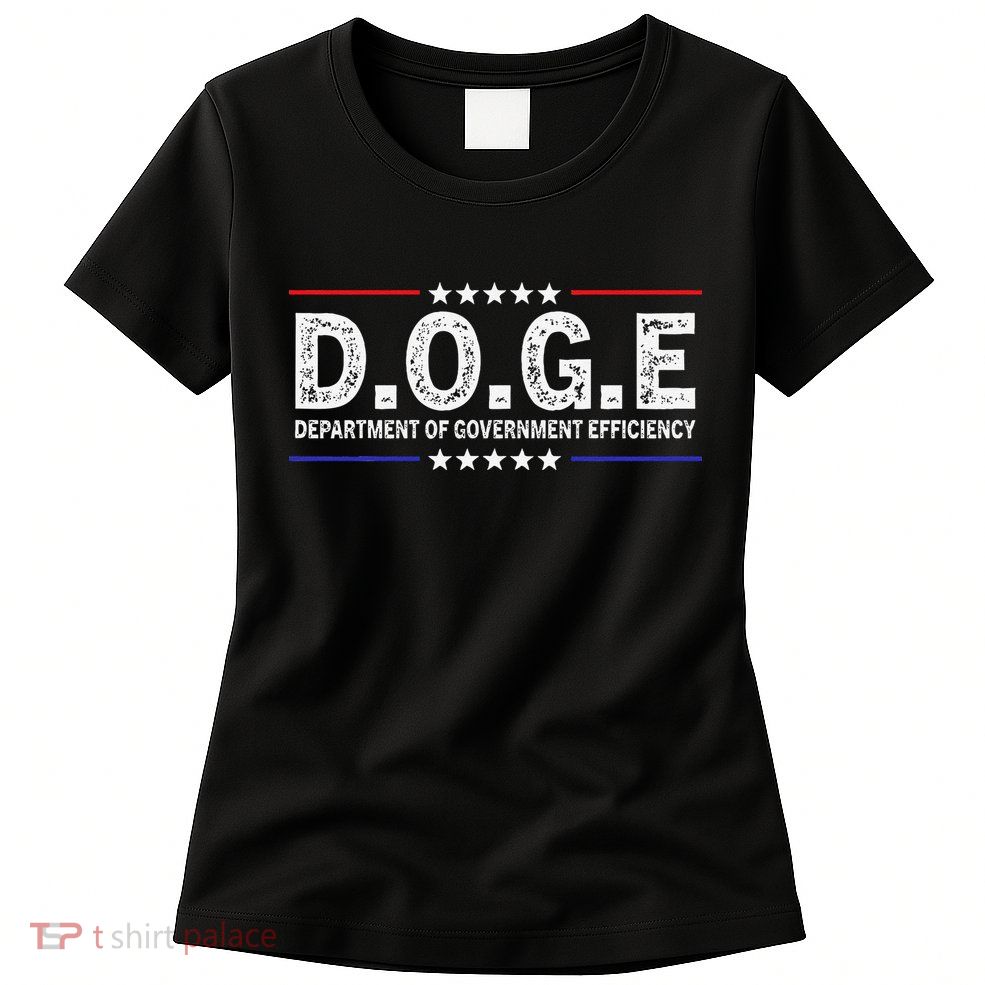 D.O.G.E Doge Department Of Government Efficiency Womens T-Shirt