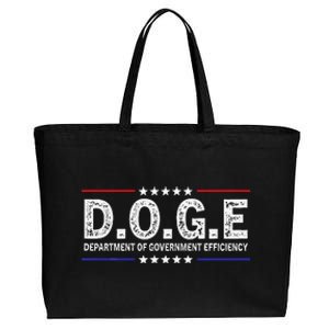 D.O.G.E Doge Department Of Government Efficiency Cotton Canvas Jumbo Tote