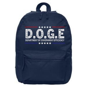 D.O.G.E Doge Department Of Government Efficiency 16 in Basic Backpack