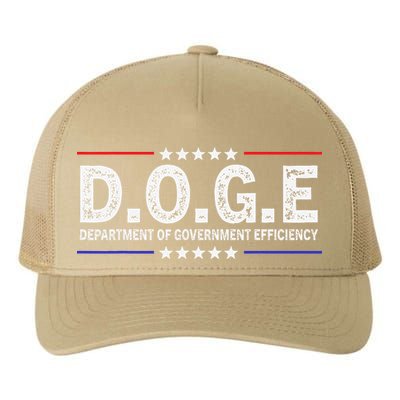 D.O.G.E Doge Department Of Government Efficiency Yupoong Adult 5-Panel Trucker Hat