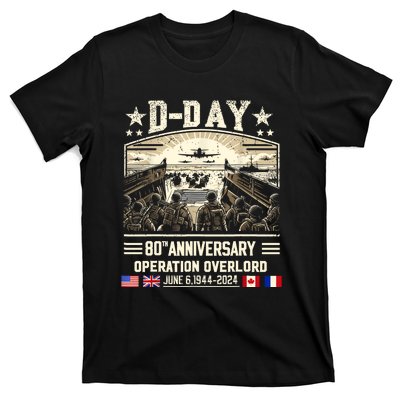 Dday Dwight D. Eisenhower Quote Dday 80th Anniversary T-Shirt