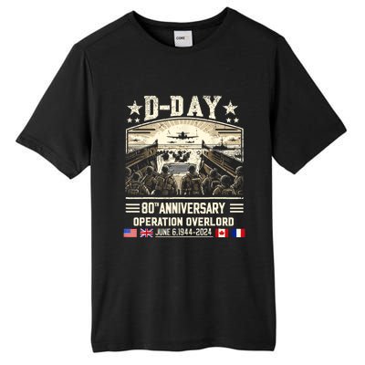 Dday Dwight D. Eisenhower Quote Dday 80th Anniversary Tall Fusion ChromaSoft Performance T-Shirt