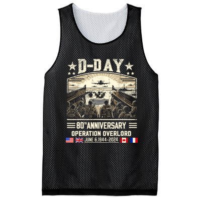 Dday Dwight D. Eisenhower Quote Dday 80th Anniversary Mesh Reversible Basketball Jersey Tank