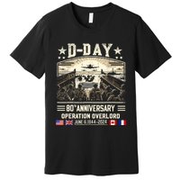 Dday Dwight D. Eisenhower Quote Dday 80th Anniversary Premium T-Shirt