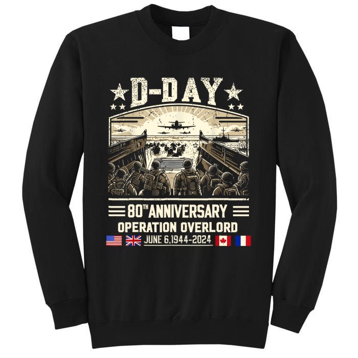 Dday Dwight D. Eisenhower Quote Dday 80th Anniversary Tall Sweatshirt