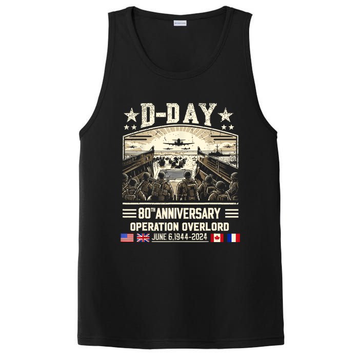 Dday Dwight D. Eisenhower Quote Dday 80th Anniversary PosiCharge Competitor Tank