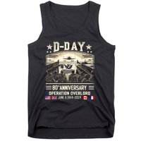 Dday Dwight D. Eisenhower Quote Dday 80th Anniversary Tank Top