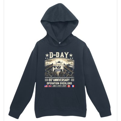 Dday Dwight D. Eisenhower Quote Dday 80th Anniversary Urban Pullover Hoodie