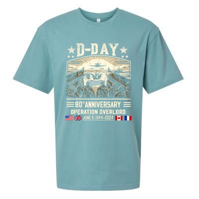 Dday Dwight D. Eisenhower Quote Dday 80th Anniversary Sueded Cloud Jersey T-Shirt