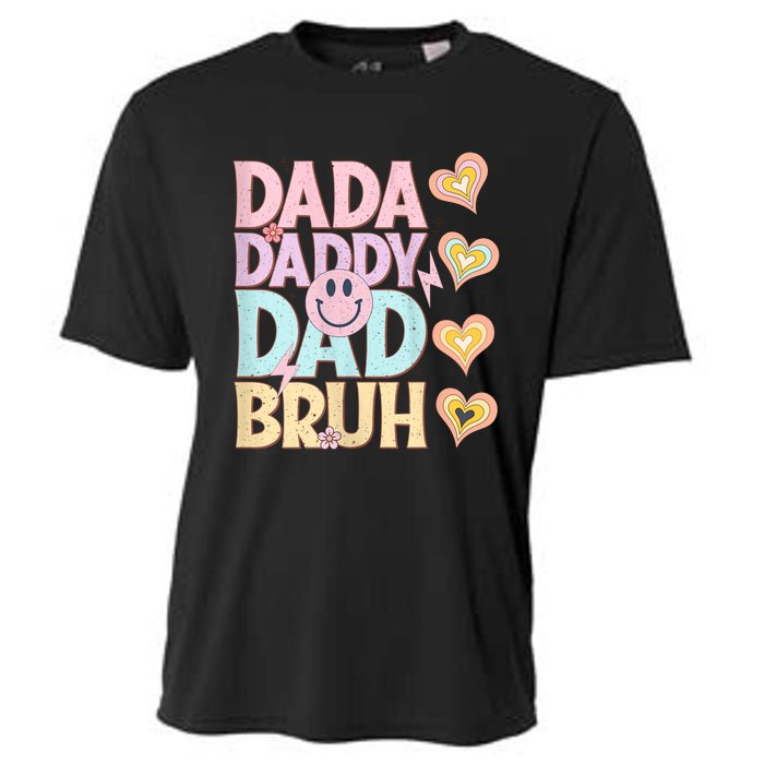 Dada Daddy Dad Bruh FatherS Day 2024 Gifts Cooling Performance Crew T-Shirt