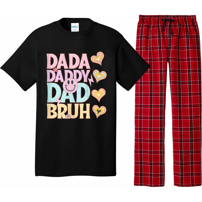 Dada Daddy Dad Bruh FatherS Day 2024 Gifts Pajama Set