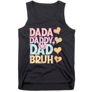 Dada Daddy Dad Bruh FatherS Day 2024 Gifts Tank Top