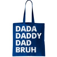 Dada Daddy Dad Bruh Vintage Funny Tote Bag