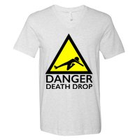 Danger Death Drop V-Neck T-Shirt